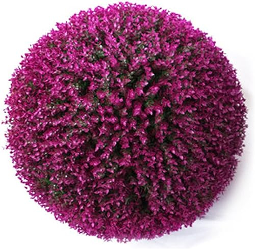 Hojas Artificiales Paneles De Cobertura Bolas De Topiario Bola De Boj Hoja Artificial Bola De Topiario Planta De Plástico Árbol De Topiario Decoración De Jardín Colgante Artificial Buxus Jardín ( Size