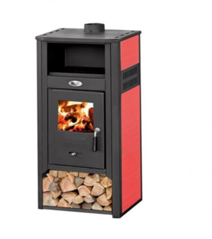 Stufa a legna katia 9-10 kw beige