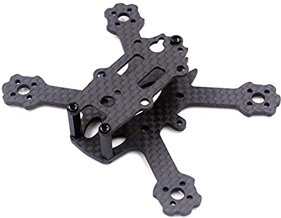 XYWOPO Micro Brushless 3K Carbon Fiber X2 ELF 88mm FPV Racing Quadcopter Rahmen Kit mit 2 Paar 2030 Prop RC Spielzeug Drohne Quadrocopter-Rahmenarme