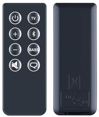 TRUCKON Neue Ersatzfernbedienung passend für Solo 5 10 15 Serie II TV Soundbar Bose Lautsprecher Solo Soundbar Serie II Sound System 838309-1100 410376 740928-1120 431974 418775 845194
