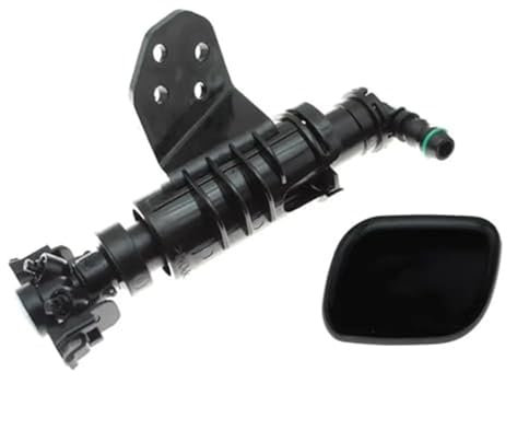 Jodriva Vorne Links rechts Scheinwerfer Waschanlage Düse Pumpe Zylinderdeckel Jet, for Hyundai, Tucson Autoteilewaschanlage(Black Right Side)