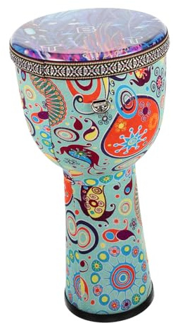 Toyvian Africano Instrumento De Percusión Tambores De Mano Para Adultos Función De Decoración Africana Hogar Para Principiantes y Práctica