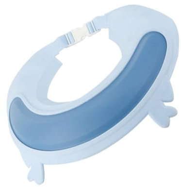 Beatifufu Wasserdichte Bademütze aus Silikon für Kleinkinder mit Cartoon-elch-motiv zum Schutz vor Shampoo und Wasser Beim Duschen oder Baden