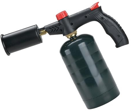 CAMPINGMOON Powerful Propane Torch Kitchen Culinary Blow Torch Lighter for Sous Vide Steak Searing BBQ Grill Charcoal Starter Adjustable Flame MT-5300 Fuel Not Included