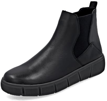 Remonte Botines clásicos de mujer D1T71, botines para mujer, con plantilla suelta, Negro 01., 36 EU