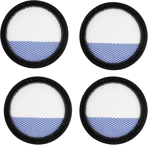 Daaxing 2/4/6 Pack Washable Pre-Motor Filters For Bush 25.2V Cordless Handstick V18P01BP25DC Vacuum Cleaner Replacement Accessories (4 Pack)