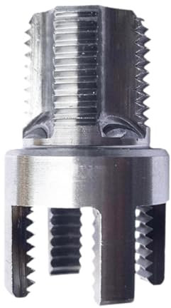 FewNvWa Filettatrice per Tubi in Polipropilene per Trapano Elettrico, Strumento per Tagliare Le Filettature Nei Tubi, 0.75inch