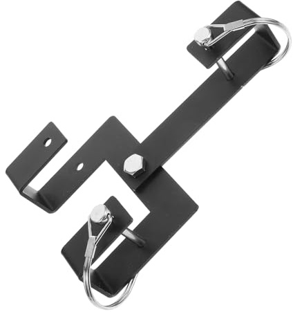 VILLFUL Wheeled Trash Can Coupler Carrier Connector Clip for Garbage Bin Lock and Hauling Hook Compatible with Trash Containers Lightweight Steel Coupling for Efficient Waste Transport