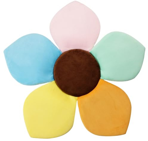 Tappetino da bagnetto per bambini Supporto di sicurezza Vasca da bagno per fiori per bambino Morbido inserto per lavandino Vasca da bagno Petalo, Petali di fiori multicolori ripieni Sedile da bag
