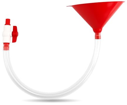 Beer Bong Funnel, Drinking Funnel with Valve and Tube Party Beer Funnels Tube Universal Plastic Funnels for Drinking Game College Parties Event