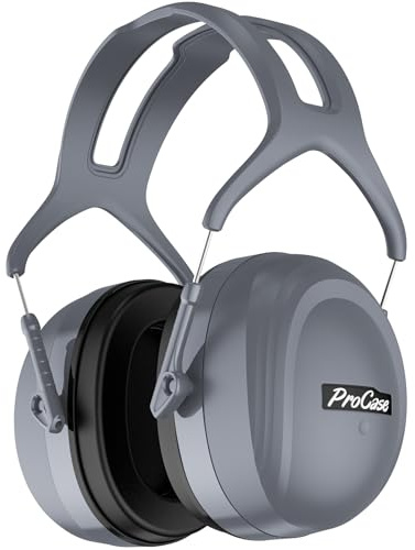 ProCase Extra Large SNR 37dB Noise Cancelling Headphones, NRR 30dB Hearing Protection Ear Muffs for Adults Noise Reduction, Wide Size Adjustment and Comfortable