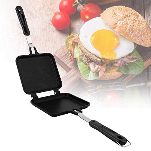 Appareil À Croque-Monsieur，Gaufrier Antiadhésif À Gaz De Cuisine Double Face, Moule À Moule, Plaque De Presse, Outil De Cuisson, Poêle En Aluminium Pour Sandwich Au Pain Grillé