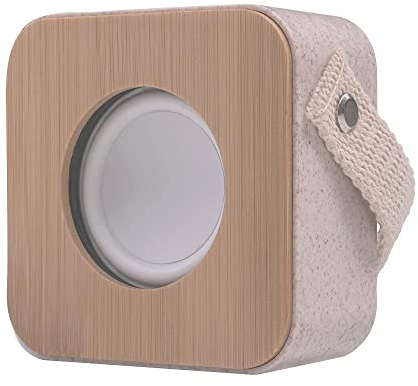 Mars Gaming MS-Eco, Altavoz Bluetooth 5.1 Ecológico, Wheat Straw y Bambú, Tamaño Compacto, Gran Autonomía, Gris