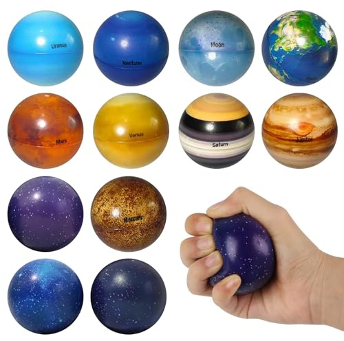 JOKILY 12 stycken skumbollar, barnleksaker, skum sportbollar, skum mjuka bollar, stressboll, mini mjuka bollar, skumbollar, stressbollar, svampbollar, leksaker för barn och vuxna