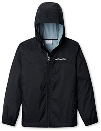 Columbia Youth Boys Glennaker Rain Jacket, 2024 Black, Small