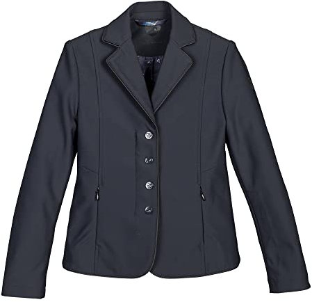 Aubrion Dartford Reitjacke für Jungen und Mädchen, Schwarz , 26 in / 66 cm