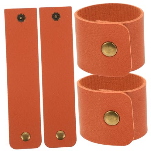 Mikinona Elegante Serviettenhalter Aus Leder Dekorativ Für Bankette Für Stilvolle Esstische 4 Stück