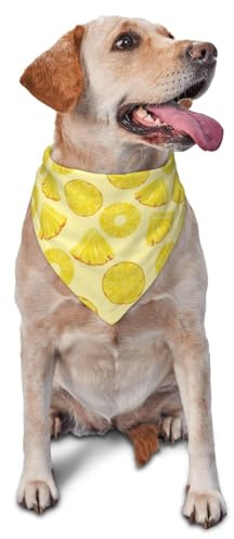 Hundhalsduk, söt trekantig ananas haklapp, hundnäsduk, söta hundtillbehör, hundhalsdukar