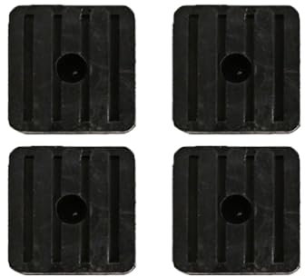 4 Stück Gummischwingungsdämpfer, 50 x 50 x 20 mm Isolierung Schwingung absorbierende Pad Dämpfung Matte für Luftkompressor Klimaanlage