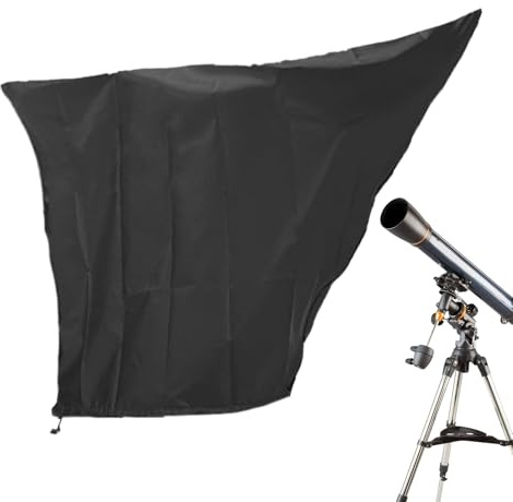 Teleskopskydd - dammsäkert solskyddsöverdrag, teleskop 420d oxfordtyg | dammskydd | utomhus teleskop täckmantel täcker, svart, Consulte la descripción, Se beskrivningen
