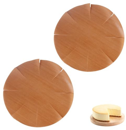 Set di 2 Carta Forno Riutilizzabile,Carta da Forno Premium,Foglio da Forno a Lunga Durata,carta forno Fogli Permanente,Resistente al Calore,Antiaderente,Ritagliabile,Lavabile in Lavastoviglie(Rotondo)