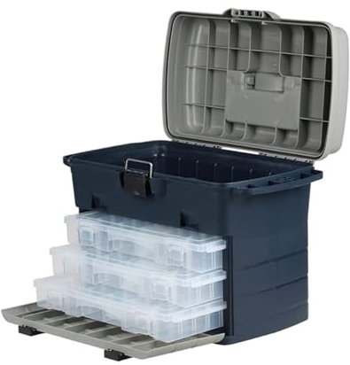 HYKJCSS Angelbox Angelkoffer Angelausrüstung Aufbewahrungsbox Köderzubehör Box Tragbare Angelausrüstung Halter Box Geeignet Für Tiefsee Angelbox FüR Köder
