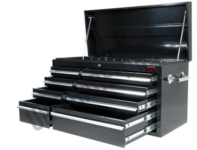 dirty pro tools� Professional 8 Drawers Garage Large Tool Chest TOP Box with Ball Bearing Slides