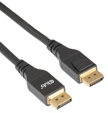 Club 3D CAC-1094 DisplayPort™ 2.1 VESA DP80 Cable certificado 8K240Hz 2m