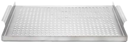 Jlobnyiun Griglia Per Barbecue | Griglia In Acciaio Inox Antiaderente - Accessorio con Scolapioggia per Cucina all'Aperto da Giardino Spiaggia Campeggio Festa