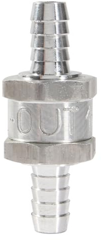 Fockety Aluminio Válvula de Retorno de Retorno de Gasolina de una Vía para Automóviles