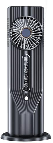Xnuiasqe Refroidisseur d'air portable pour chambre à coucher, ventilateur à tour silencieux USB, ventilateur portable avec nébuliseur d'eau