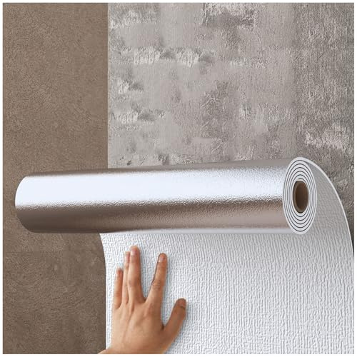 APMOE Papier Peint Autocollant, Autocollants Muraux Anti-Humidité Imperméable Isolation Thermique, Rouleau de Papier Peint pour Chambre à Coucher et Salon
