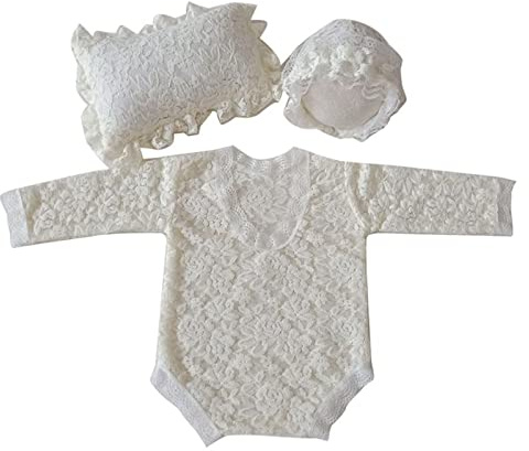 Neonato Puntelli Foto Cofano Tuta In Pizzo Posare Cuscino Bambino Fotografia Suit Trasparente Principessa Pagliaccetto Costume Neonato Accessori Foto Infantile Mobili per Photoshoot