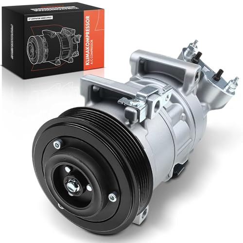Frankberg Compresor de aire acondicionado con embrague 9676862380 | Compatible con: C4 II NC, DS5 KF, DS5, C4 II Saloon NC, Berlingo Box/MPV B9, C4 I LC, Tipi de socio