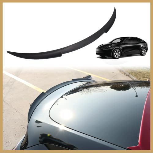 AOSKonology Heckspoiler für Tesla Modell Y ABS für 2020–2023 Tesla Modell Y Heckspoiler Lippe Schwanz Heckklappe (V2 Entenschnabel-Spoiler,matt schwarz)