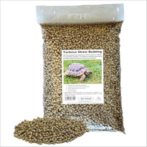 Pet Friend Tortoise Bedding Staw Terrain Substrate (10 Litre)