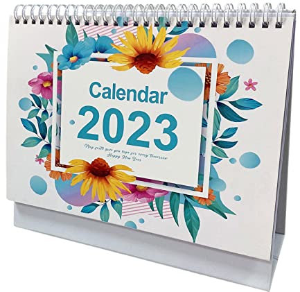 PW TOOLS Akademischer Jahreskalender 2022–2023, Tischkalender, umklappbarer Familienkalender 2023, großer Wandkalender 2022 2023, Familienplaner, Desktop-Kalender, Bürobedarf