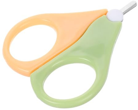 SHOWERORO Nagelschere Aus Rostfreiem Material Gerader Nagelschere Für Junge Mädchen Mit Abgerundeter Spitze Nagelknipser Für Kleinkinder Für Neugeborene Kompakt Und Tragbar Für Hause