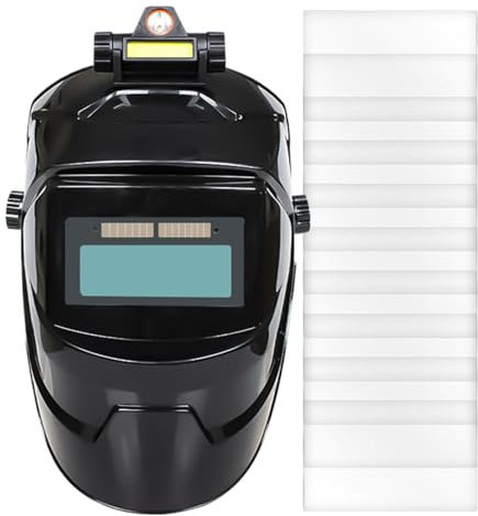 Welding Helmet Auto Darkening | Solar Powered Welding Hood,Breathable Soldering Protective Hood Solar Powered for Manufacturing
