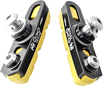 Pastiglie freno per bici silenziose Accessori per biciclette ricambio pieghevoli per ciclismo all'aperto Scarpe freno per bicicletta Set pastiglie freno per bici Pieghevoli Adattatore per freno