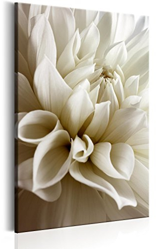 murando - Leinwandbild Blume Dahlie, 60x90 cm, 1-teilig, Schlafzimmer | Hochwertige Leinwand, sofort aufhängbar, ideal fürs Wohn- oder Schlafzimmer, wasserfest und lichtecht, langlebig, stilvoll