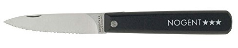 Nogent Office pliant manche bois noir 8cm cranté