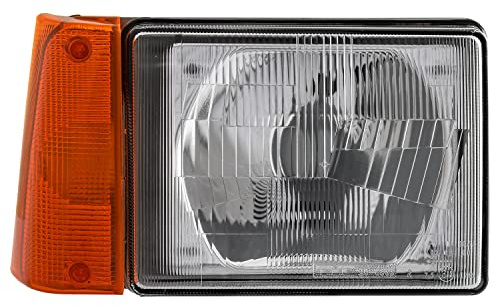 Faro principale faro anteriore destro giallo R2 or H4 per modello Panda (141A) anno di costruzione: 03/1986-07/2004