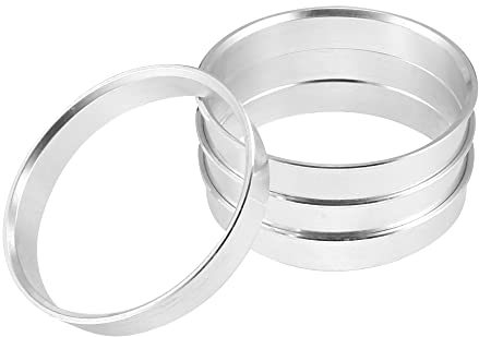 X AUTOHAUX 4pcs Bague de Centrage Jante 56,1mm à 54,1mm Aluminium Alliage Voiture Hub Centric Anneaux