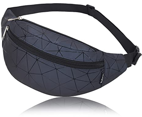 Gürteltasche Damen Bauchtasche Mode Hüfttasche Wasserdicht PU Leder Mädchen Umhängetaschen Handytasche Tasche Outdoor Sport Running Hüfttasche Urlaub Geld Pouch Pack (Dunkelblau)