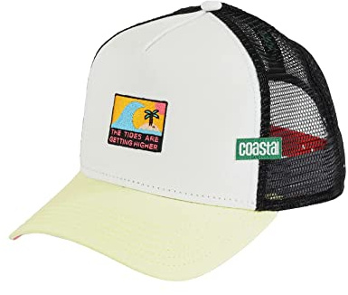 Coastal Trucker Caps Basecap Kappe verstellbar Snapback-Verschluss Mesh Surfen Sommer Strand
