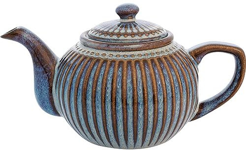 GreenGate Teekanne Alice Oyster Blue Blau Kanne 1 Liter Everyday Geschirr