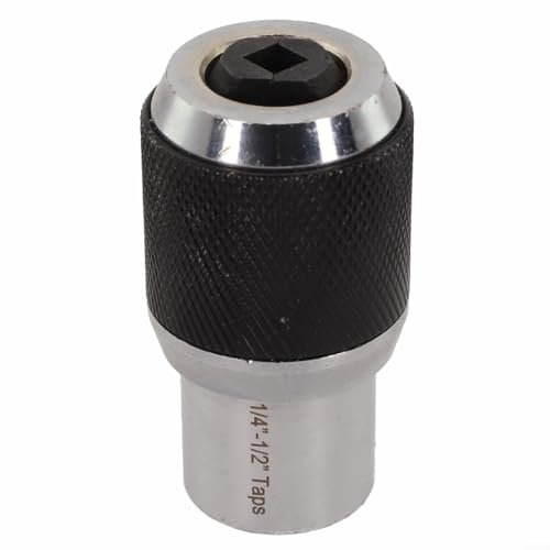 Inner Hole 3/8 Adjustable Tap Socket, Adjustable Jaws Tap Extractor Tool, Tap Socket Small#6-1/4 Or Large1/4-1/2 For Taps, Reamers(B)