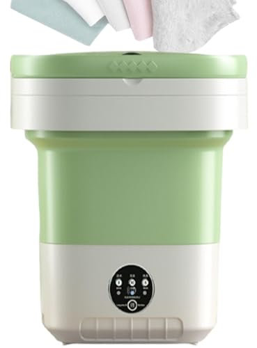 Folding Washing Machine - 2 in 1 Clothes Washing Machine | 2 in 1 Underwear Washing Machine for Home - Student Dorm Underwear Washing Machine, Foldable Smart Washing Machine Clothes Washing Machine