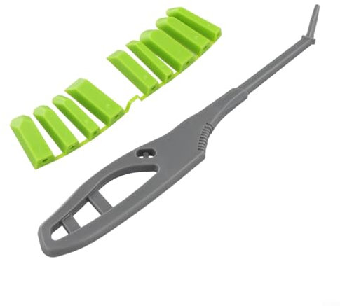 VRTYVEYBB Multifunctional Glass Glue Angle Scraper Sealant Spreader Finishing Tool With 3 Scraping Heads For Ceramic Tile Home Kitchen Bathroom Sink Joints Caulk Lines Smoothing(Transparent bag)